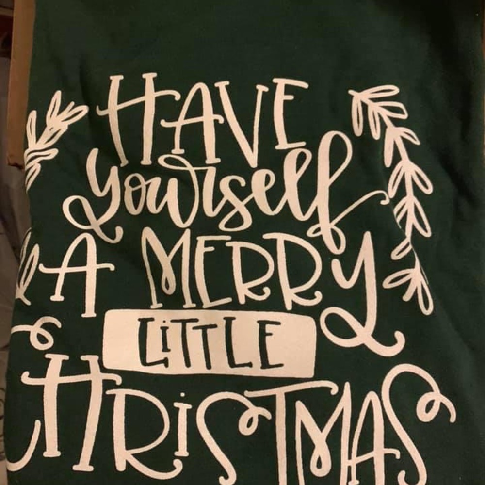 Brand New Bella Canvas Brand Christmas T-shirt